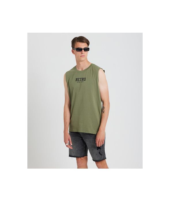 LUCKY ULTRA TANK TOP, KHAKI