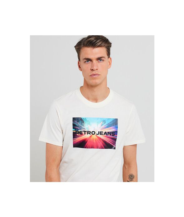 NIGHT T-SHIRT, OFFWHITE