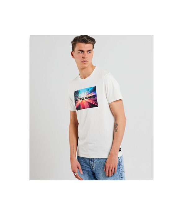 NIGHT T-SHIRT, OFFWHITE
