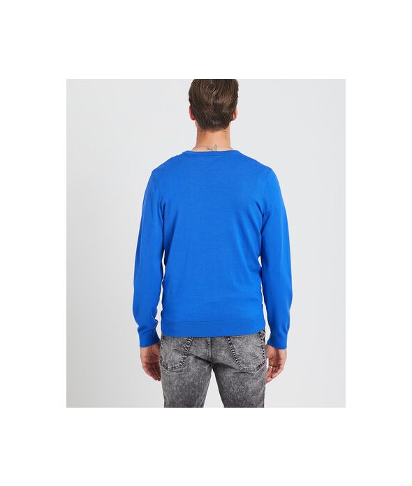 EMMETT V KNITWEAR, BLUE