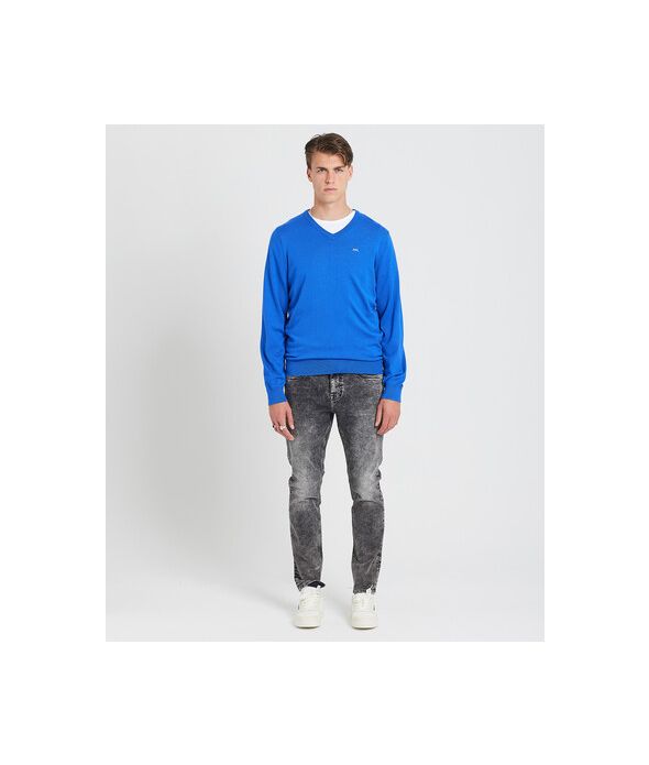 EMMETT V KNITWEAR, BLUE