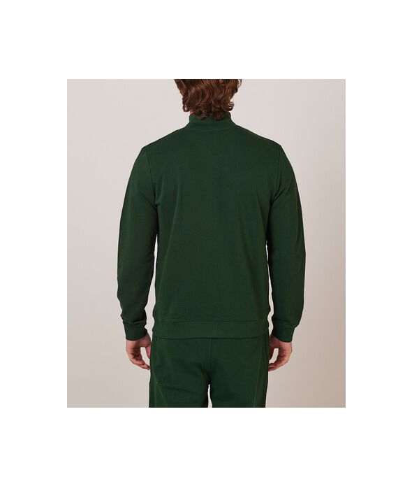 PINE ZIP JOGGING TOP, GREEN