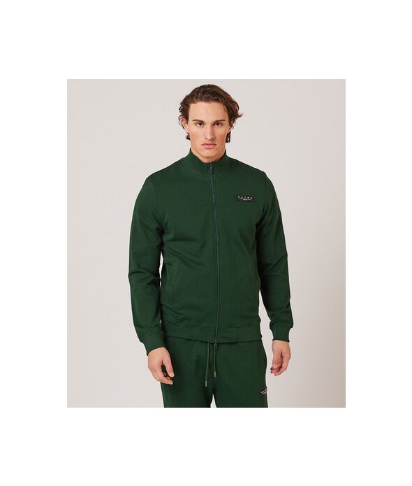 PINE ZIP JOGGING TOP, GREEN