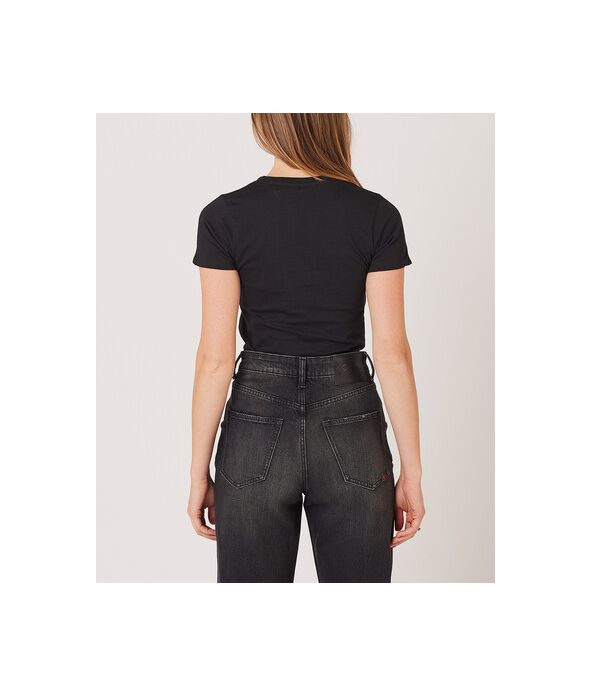 LOTTIE T-SHIRT, BLACK