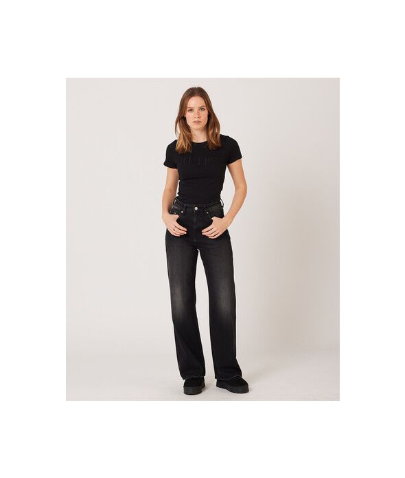 LOTTIE T-SHIRT, BLACK