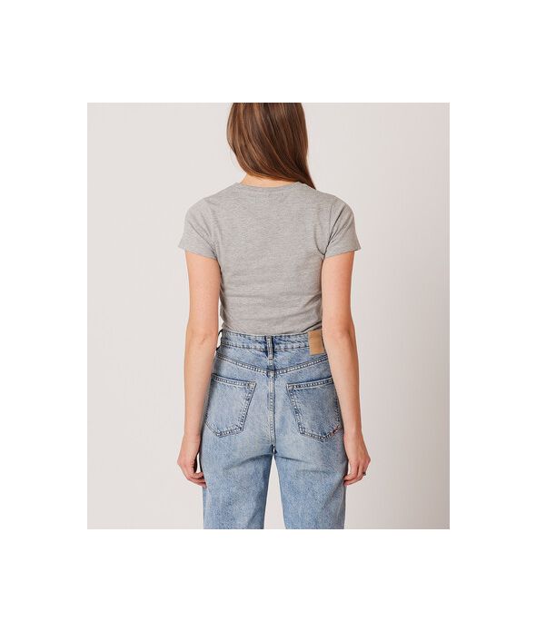 LOTTIE T-SHIRT, GREY MELANGE