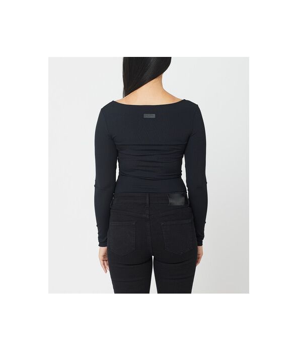 SWAN L.S.TOP, BLACK
