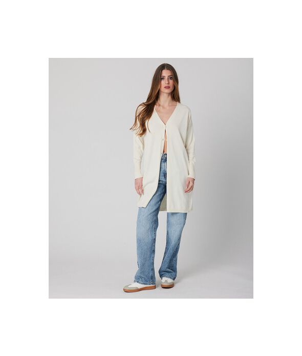 LEONA CARDIGAN, ECRU