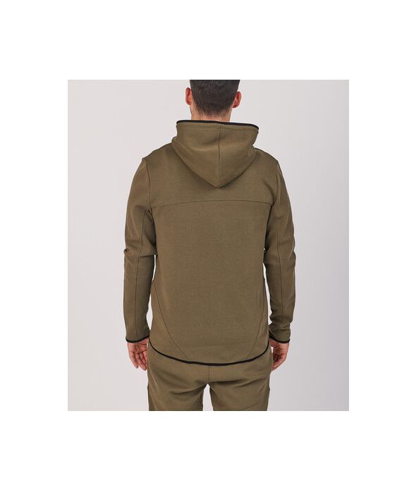 JOKO ZIP HOODIE JOGGING TOP, KHAKI