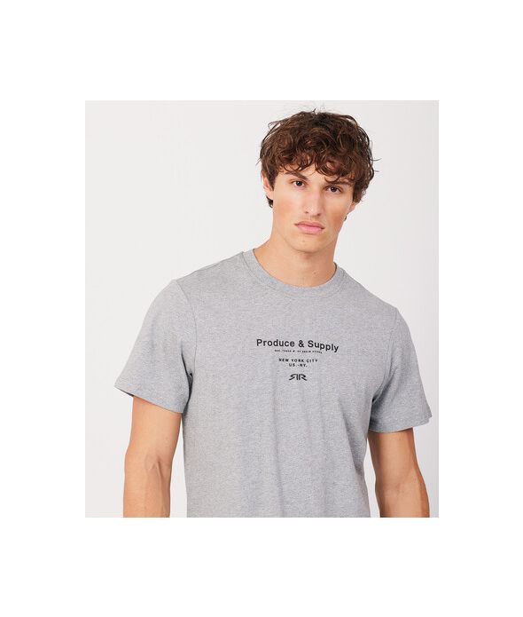 GREGORY T-SHIRT, GREY MELANGE