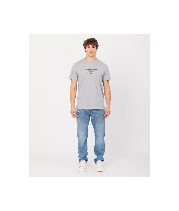 GREGORY T-SHIRT, GREY MELANGE