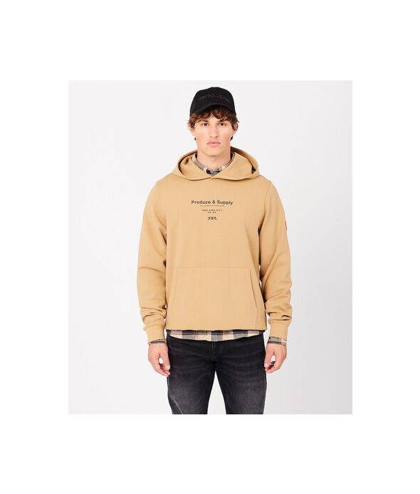 GREGORY HOODIE JOGGING TOP, SAND