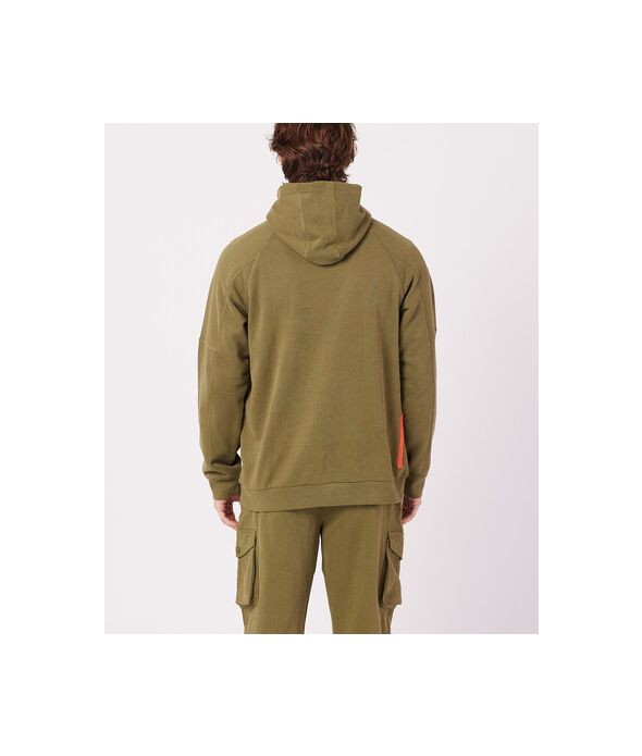 MARCELL HOODIE JOGGING TOP, KHAKI