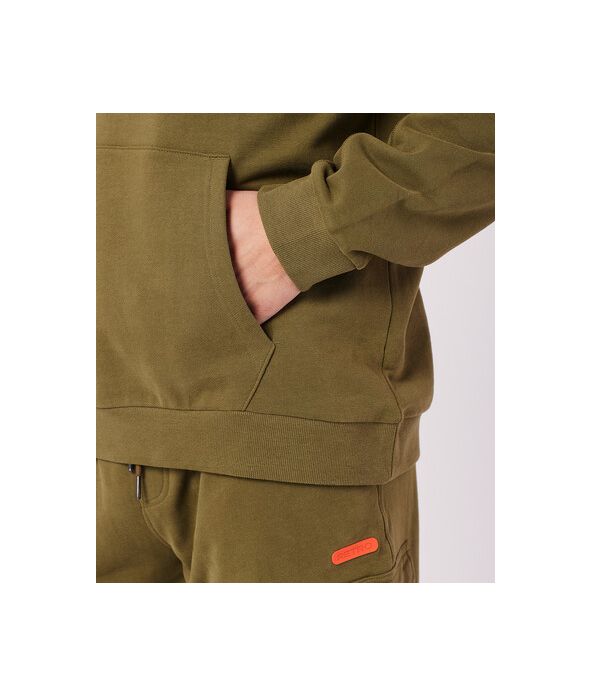 MARCELL HOODIE JOGGING TOP, KHAKI