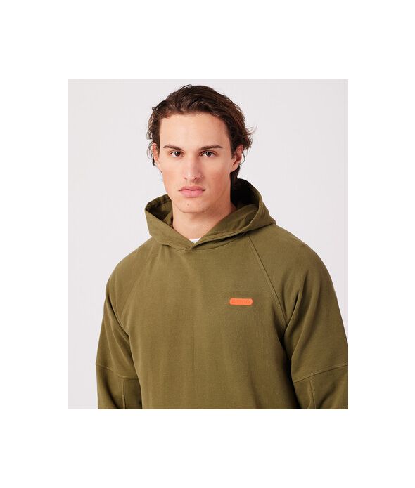 MARCELL HOODIE JOGGING TOP, KHAKI