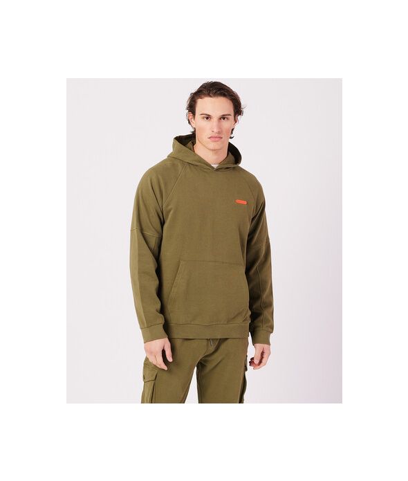 MARCELL HOODIE JOGGING TOP, KHAKI