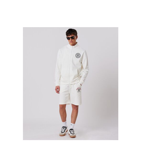 MATT ZIP UP JOGGING TOP, OFFWHITE