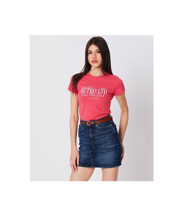 PIPER T-SHIRT, RASPBERRY
